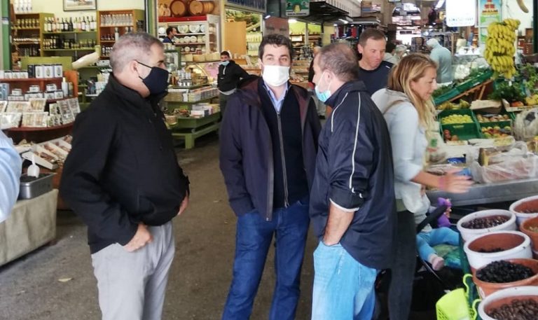 Επίσκεψη Δημάρχου Χανίων στη Δημοτική Αγορά