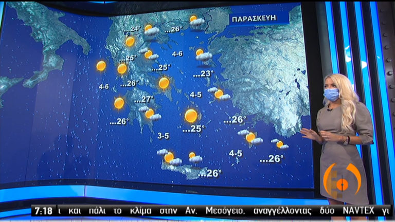 Ο καιρός με την Πάττυ Σπηλιωτοπούλου – Μέχρι πότε θα κρατήσει το “καλοκαίρι” (video)