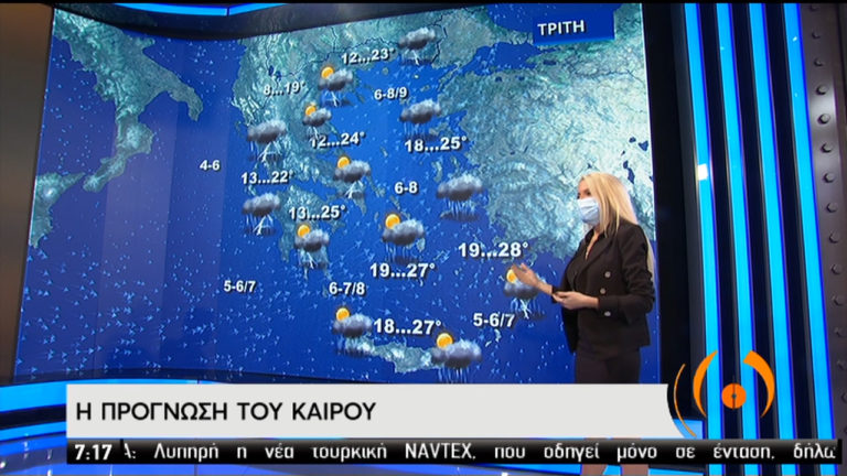 Ο καιρός με την Πάττυ Σπηλιωτοπούλου: Διαδοχικές κακοκαιρίες θα απασχολήσουν τη χώρα