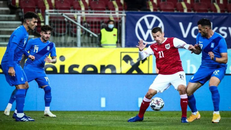 Με πολλές αλλαγές η εθνική γνώρισε φιλική ήττα 2-1 στην Αυστρία