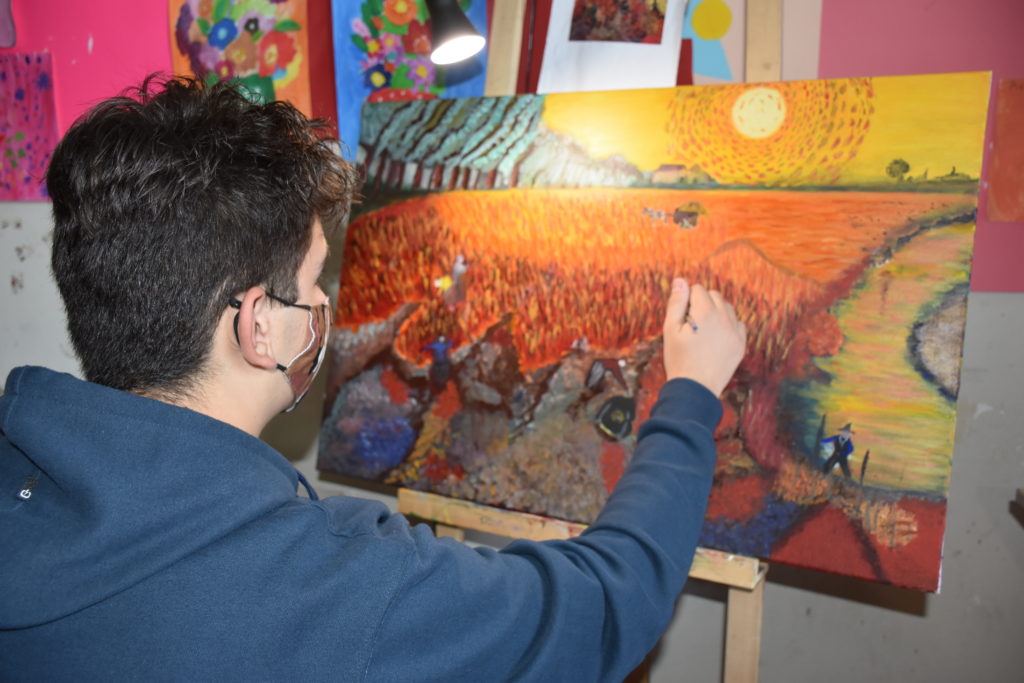 Κομοτηνή:Ένας 15χρονος λάτρης της ζωγραφικής