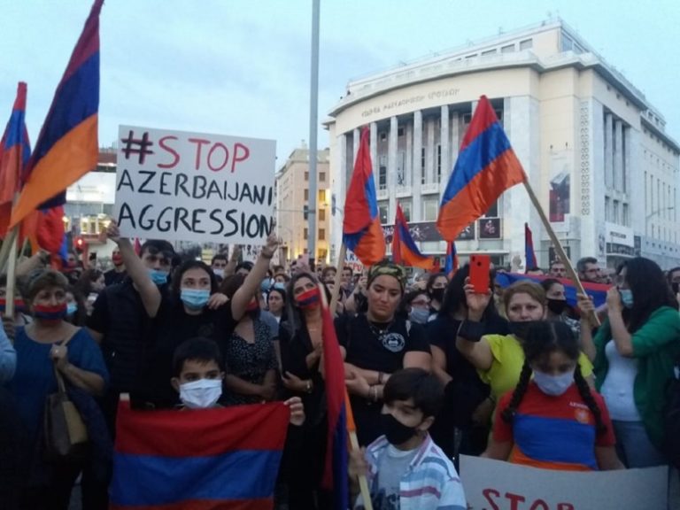 Συγκέντρωση για το Ναγκόρνο Καραμπάχ από την Αρμενική Επιτροπή στον Λευκό Πύργο(video) 