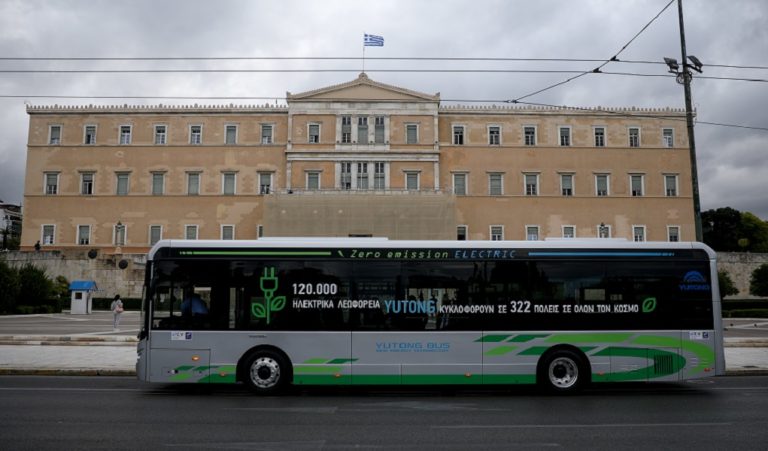 Η ΕΡΤ στην πιλοτική βόλτα του ηλεκτρικού λεωφορείου (video)