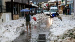 Αυτοψίες σε Ηράκλειο και Χερσόνησο για τις ζημιές από τις πλημμύρες