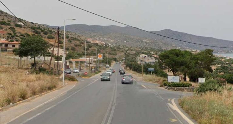 Νέα σήμανση για μείωση ταχύτητας στον δρόμο της Ελούντας