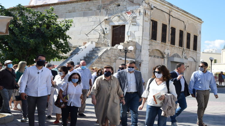 Επίσκεψη της Υπουργού Πολιτισμού σε μνημεία της Κω