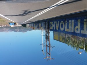 Διαγραμμίσεις στο δρόμο προς το γήπεδο του Αστέρα Τρίπολης