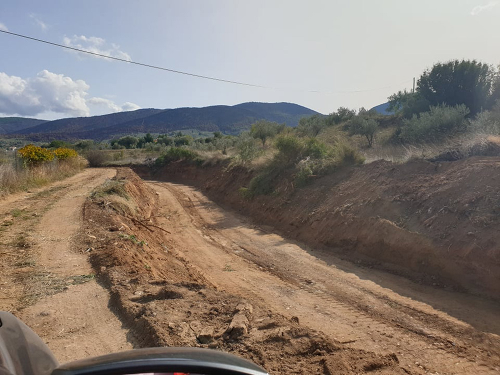 Αντιπλημμυρικά έργα στα Αθίκια Κορινθίας