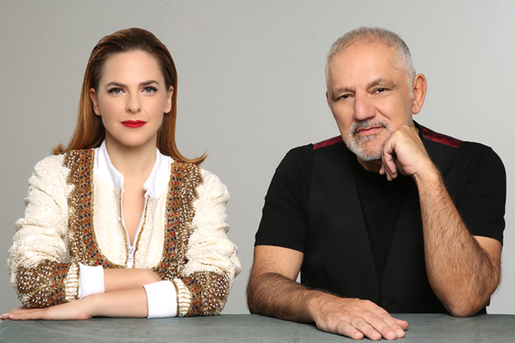 Ο Λάκης Παπαδόπουλος και η Μελίνα Ασλανίδου στο «Μουσικό κουτί» της ΕΡΤ1