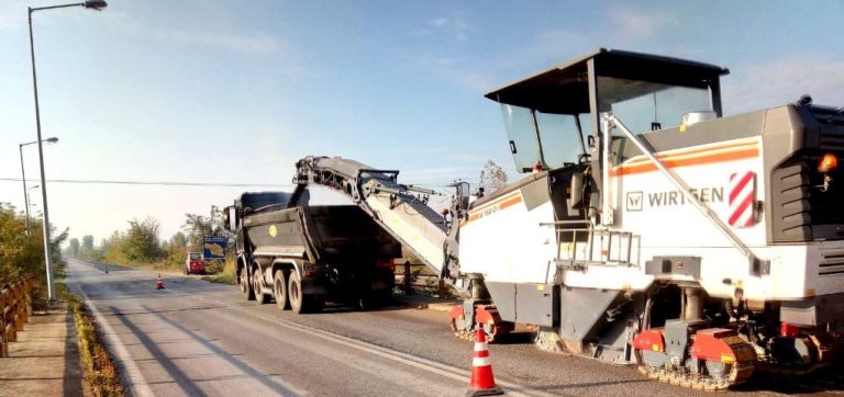 Π.Ε. Σερρών: Ολοκληρώθηκε η συντήρηση του δρόμου Σέρρες – Νιγρίτα – Αμφίπολη