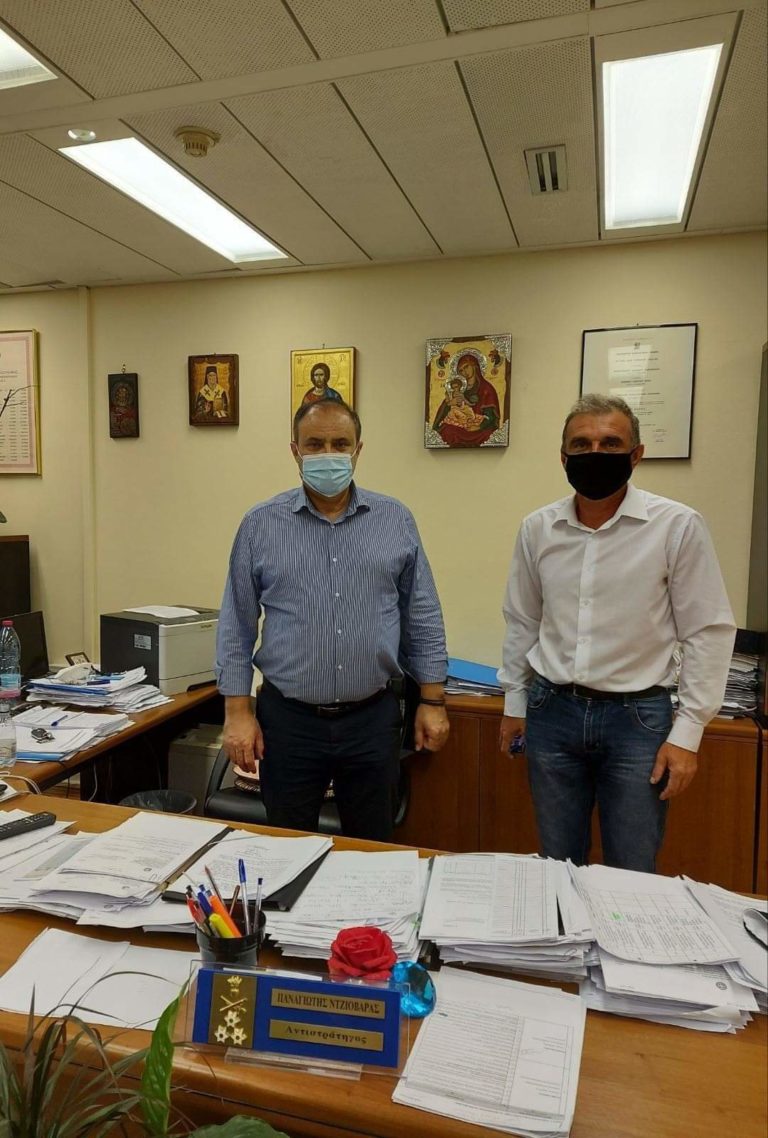 Φλώρινα: Συνάντηση Επιτελάρχη ΕΛΑΣ με Γ.Γ. Σωματείου Αστυνομικών Υπαλλήλων και Δίωξης Λαθρομετανάστευσης 