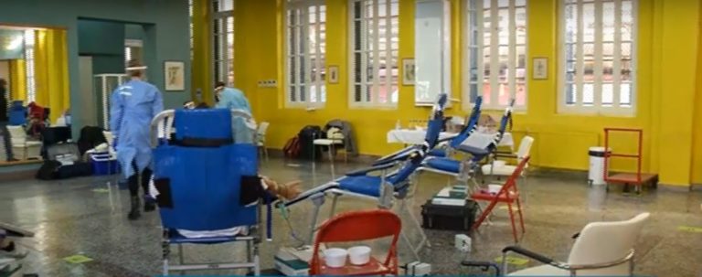 Αιμοδοσία στη ΧΑΝΘ από σωματεία και φορείς (video)