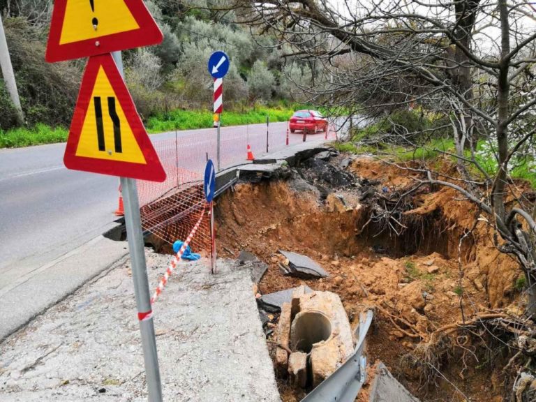 Ρέθυμνο: Ξεκινούν εργασίες αποκατάστασης καθίζησης οδοστρώματος