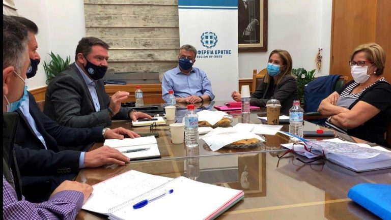 Περιφέρεια Κρήτης: Σύσκεψη για τις καταστροφές στη Χερσόνησο