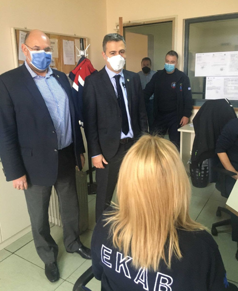 Έναρξη λειτουργίας Παραρτήματος του Κέντρου Επιχειρήσεων Υγείας του ΕΚΑΒ στη Βόρεια Ελλάδα