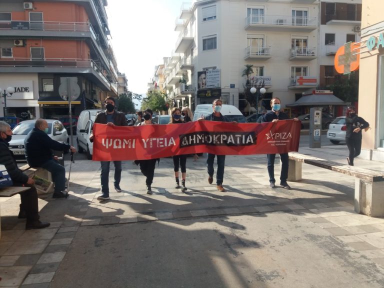 ΣΥΡΙΖΑ Κορινθίας: Πορεία και κατάθεση στεφάνου για το Πολυτεχνείο