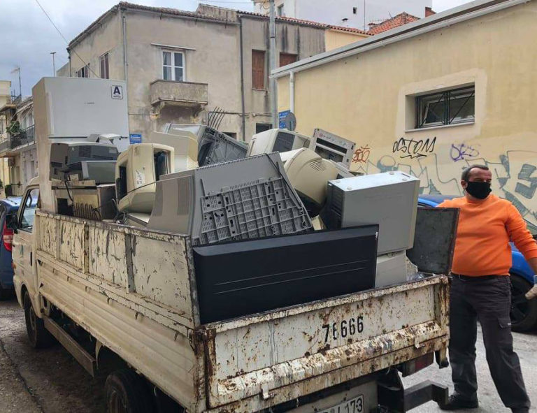 Δήμος Χανίων:  Συγκεντρώθηκαν πάνω από 1.700 κιλά απόβλητα ηλεκτρικού και  ηλεκτρονικού εξοπλισμού σε μία ημέρα!