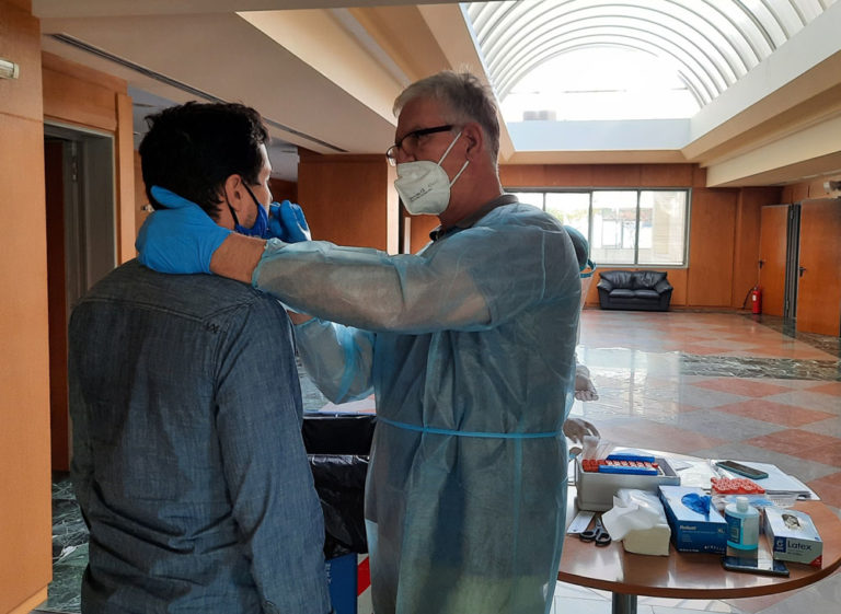 Τεστ για Covid – 19 στους εργαζόμενους της Π.Ε Ηλείας