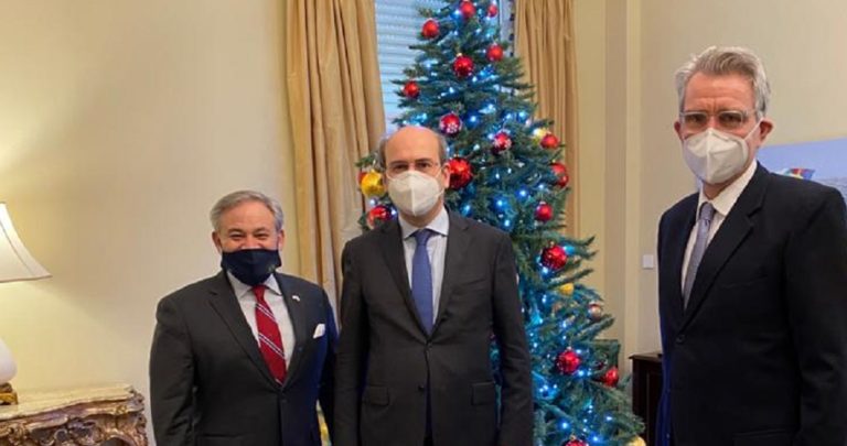 Συνάντηση Κωστή Χατζηδάκη με τον υπουργό Ενέργειας των ΗΠΑ