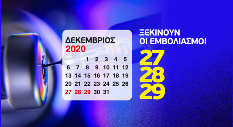 Φον Ντερ Λάιεν: Στις 27, 28, 29 Δεκεμβρίου ξεκινούν οι εμβολιασμοί στην ΕΕ