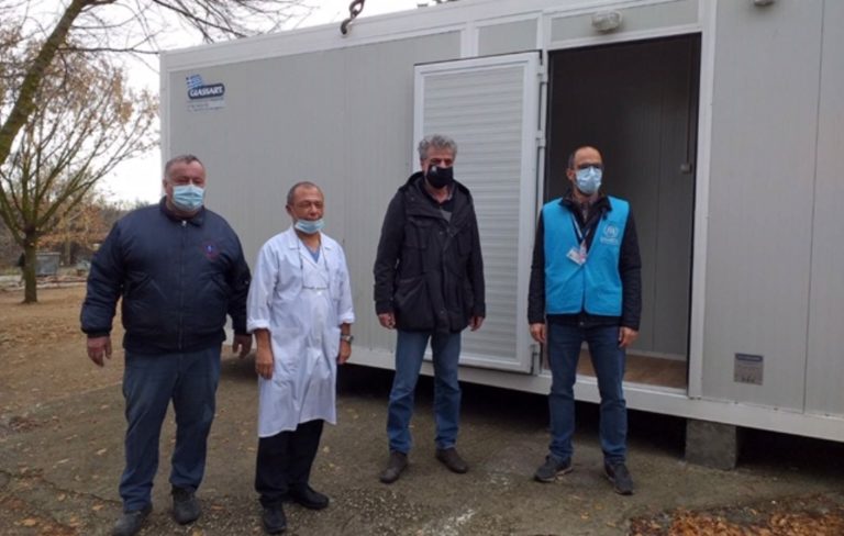 Κοντέινερ στο Κ. Υ. Ορεστιάδας παρέδωσε η UNHCR