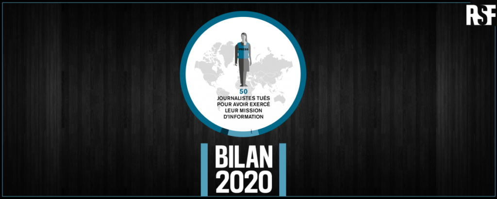 RSF: Πενήντα δημοσιογράφοι δολοφονήθηκαν το 2020