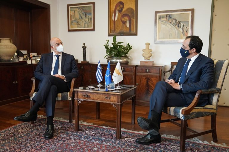 Δένδιας – Χριστοδουλίδης: Έστειλαν μήνυμα ότι το επόμενο διάστημα θα δοκιμαστεί η αξιοπιστία ΕΕ