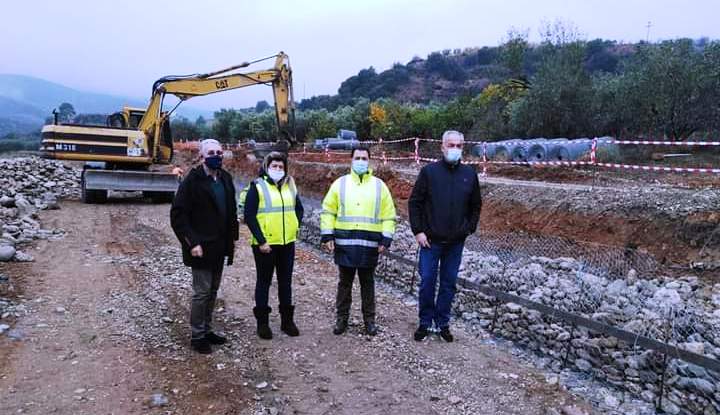 Στα έργα των Δολιανών Κυνουρίας ο αντιπεριφερειάρχης Αρκαδίας