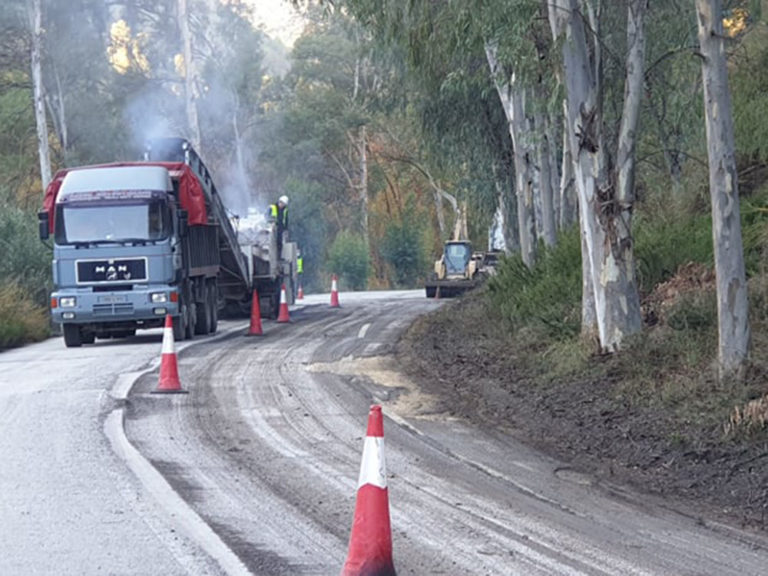 Παρεμβάσεις στο οδικό δίκτυο της Κορινθίας