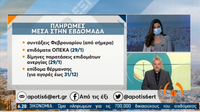 Εβδομάδα πληρωμών: Ποιοι και πότε βλέπουν χρήματα στους λογαριασμούς τους (video)