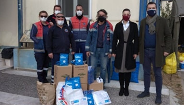 Δράμα: Παράδοση υγειονομικού υλικού στο ΕΚΑΒ