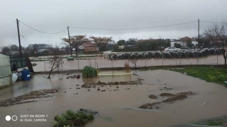 Ροδόπη: Έντονη βροχόπτωση και πλημμυρισμένες κατοικίες στο δήμο Αρριανών