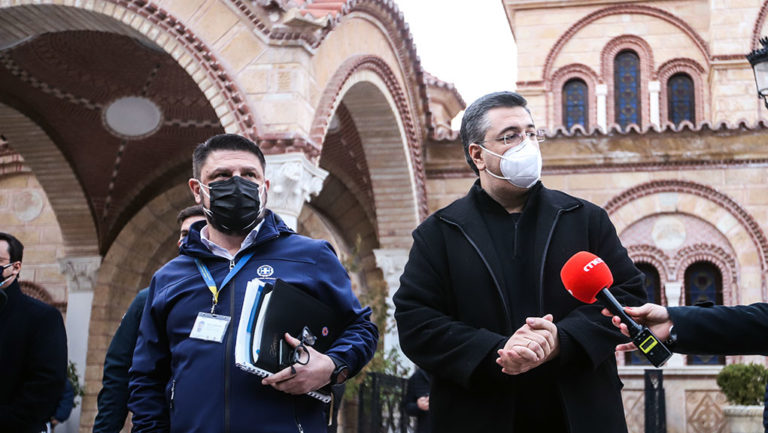 Στη Θεσσαλονίκη Χαρδαλιάς, Αρκουμανέας για τη νοτιοαφρικανική μετάλλαξη