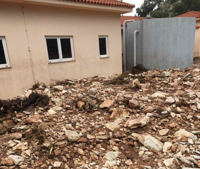 Εκτεταμένες ζημιές από την κακοκαιρία στο Δήμο Ξηρομέρου Αιτωλοακαρνανίας (εικόνες)