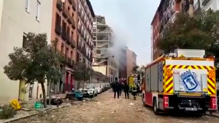 Τρεις νεκροί από την ισχυρή έκρηξη σε πολυκατοικία στη Μαδρίτη