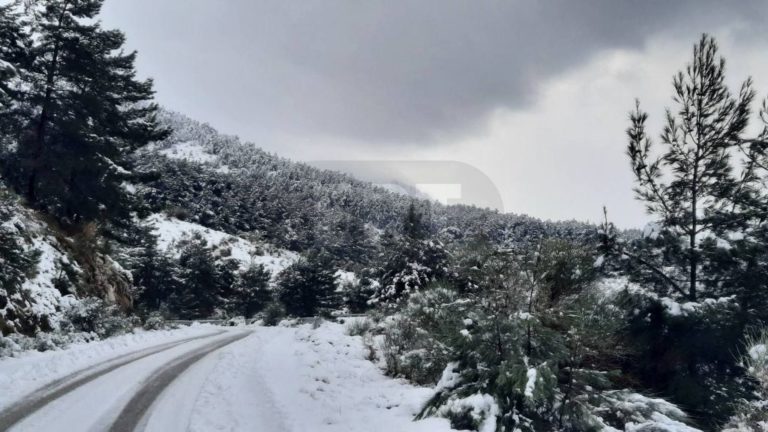 Προβλήματα στο ορεινό οδικό δίκτυο στην Κόνιτσα από την χιονόπτωση