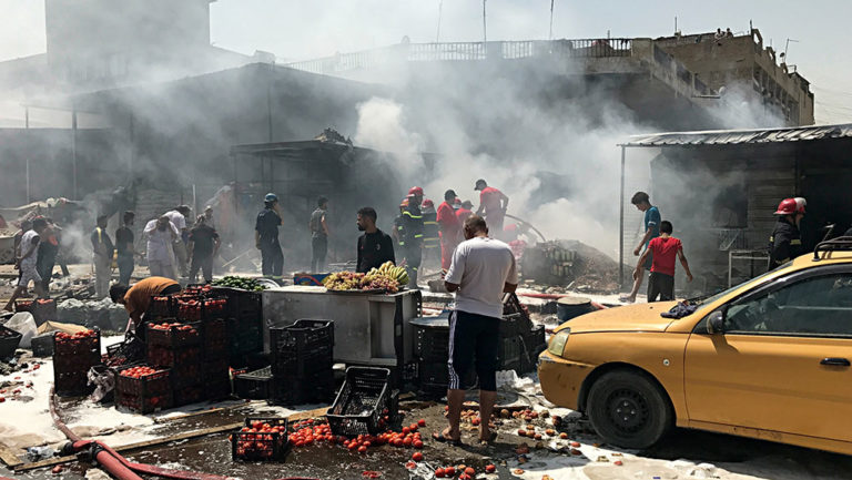 Βαγδάτη: Επτά νεκροί από επίθεση καμικάζι σε κεντρική αγορά