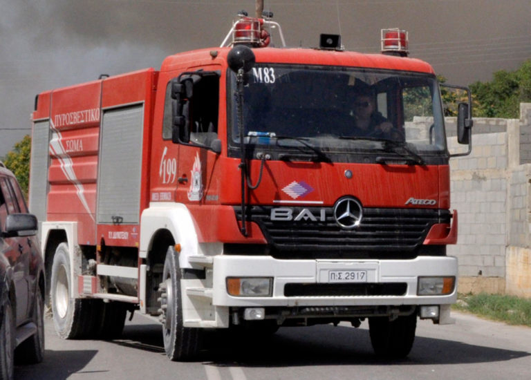 Χανιά: Φωτιά σε αποθήκη μετά από έκρηξη φιάλης