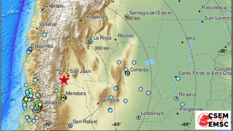 Σεισμός 6,6 βαθμών Ρίχτερ έπληξε την Αργεντινή