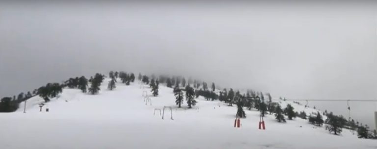 Άνοιξε το χιονοδρομικό της Βασιλίτσας για προπονήσεις της προ-ολυμπιακής ομάδας (video)