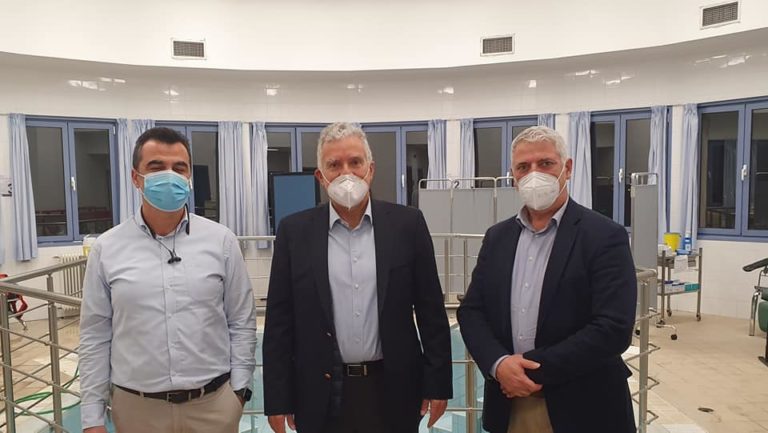 Μ. Βολουδάκης: Ικανοποίηση από την επίσκεψή του στο Νοσοκομείο Χανίων