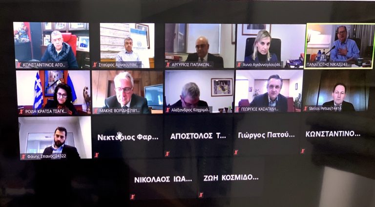 Στην πρώτη διαδικτυακή σύσκεψη με το νέο Υπουργό Εσωτερικών Μάκη Βορίδη ο Περιφερειάρχης Κρήτης Σταύρος Αρναουτάκης