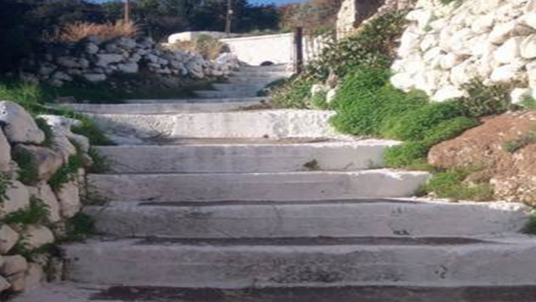 Συντήρηση και επισκευή μονοπατιών στη Νίσυρο