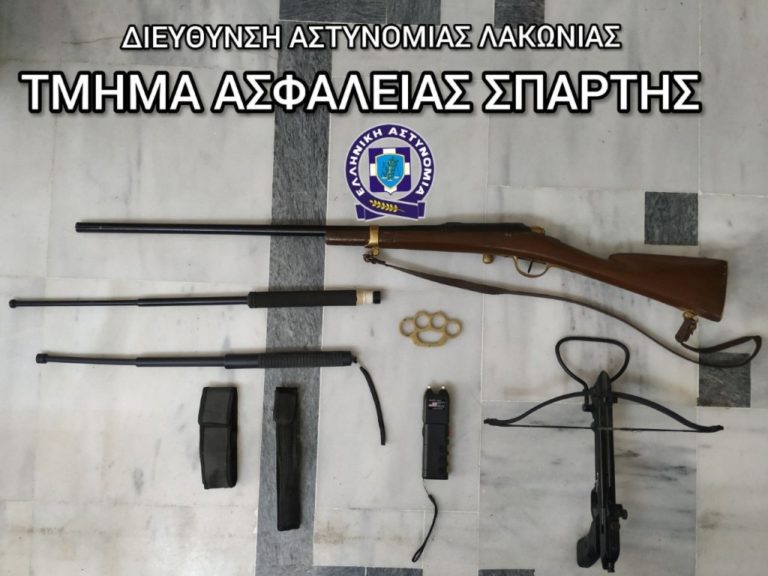 Πελοπόννησος: Συλλήψεις για όπλα ναρκωτικά και εξιχνίαση κλοπής