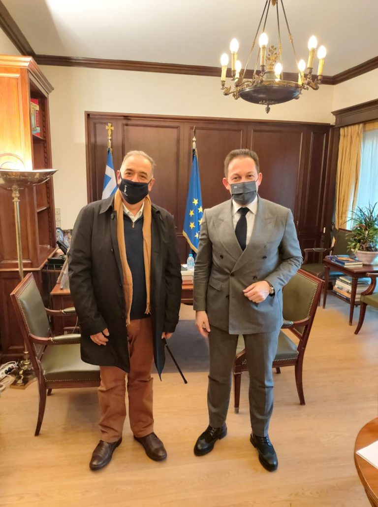 Με τον Στ.Πέτσα συναντήθηκε ο Δήμαρχος Άργους Ορεστικού Καστοριάς