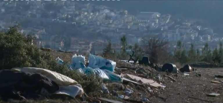 Παράνομη χωματερή στα Πεύκα Θεσσαλονίκης (video)
