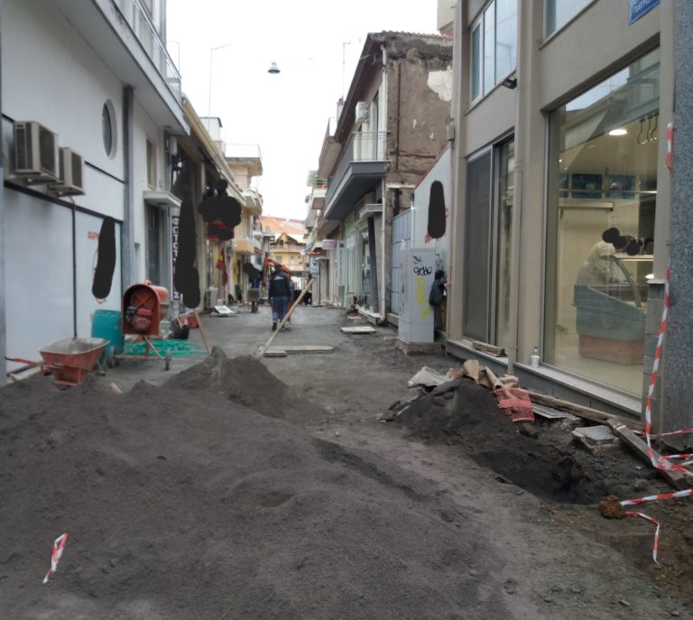 Αναπλάσεις δρόμων στην Τρίπολη