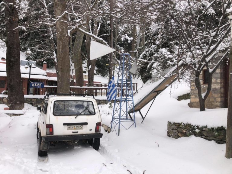 Κλειστοί δρόμοι στο ορεινό δίκτυο της Κρήτης – Λευκό τοπίο χωρίς σοβαρά προβλήματα