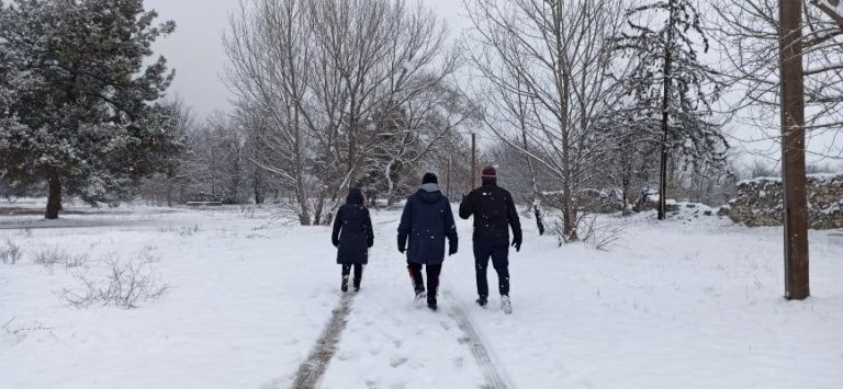 “Πολικό” ψύχος στην Κοζάνη- Πριν από λίγο σταμάτησε η πυκνή χιονόπτωση
