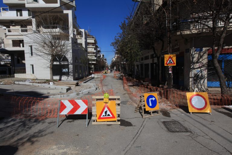 Λάρισα: Συνεχίζονται τα έργα στην οδό Γ.Σεφέρη – Νέες κυκλοφοριακές ρυθμίσεις από την Πέμπτη